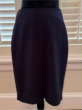 The Limited Classic Navy Pencil Skirt Sz 10